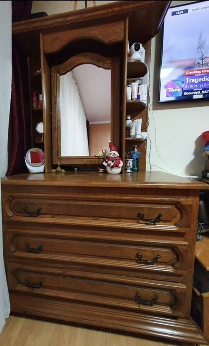 Mobila Set deosebit lemn masiv Alprom SA Pitesti