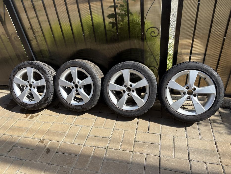 Set 4 Jante Roti Aliaj 5x100 205 50 16 skoda rapid fabia vw audi seat