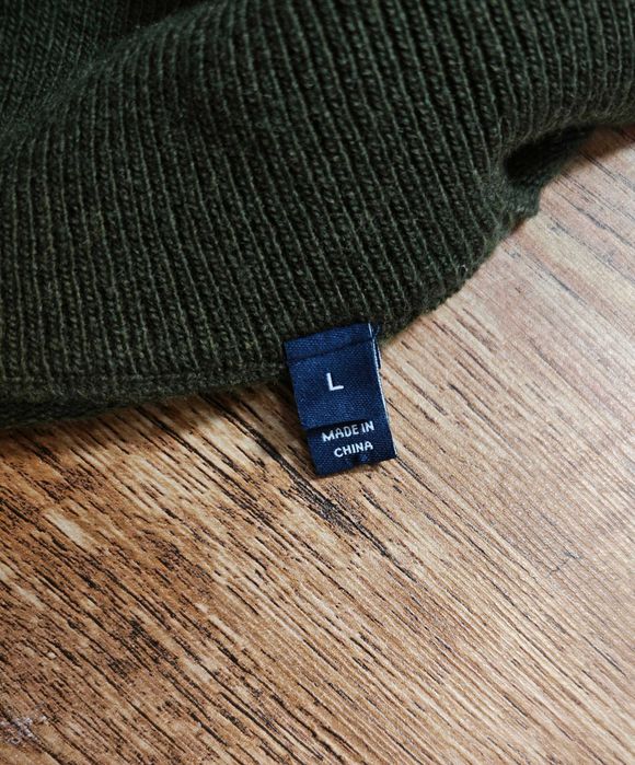 GANT Lambswool Оригинална мъжка жилетка / Пуловер с Цип Размер L