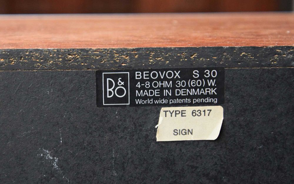 Boxe Bang & Olufsen Beovox S 30