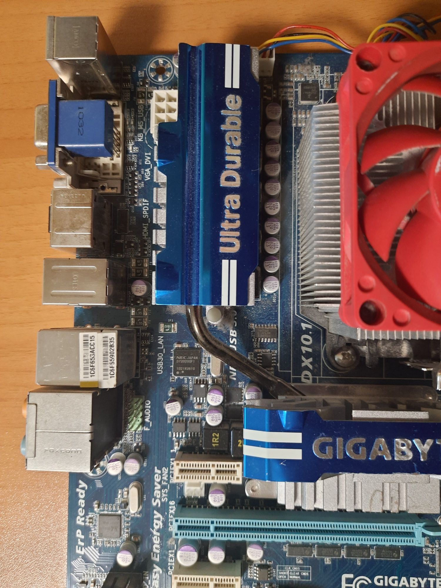 59 лв Геймърско дъно GIGABYTE GA -890GPA-UD3H 3.0 в к-т процесор и охл