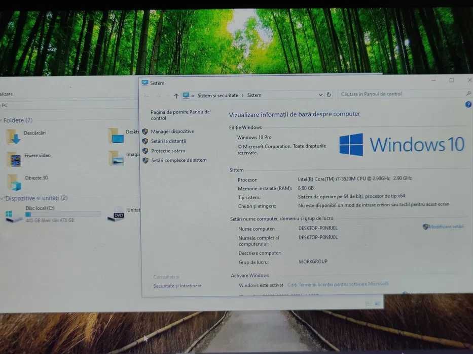 Laptop HP EliteBook 8470p, Core i7-3520M, 8 GB ddr3, SSD 240 GB