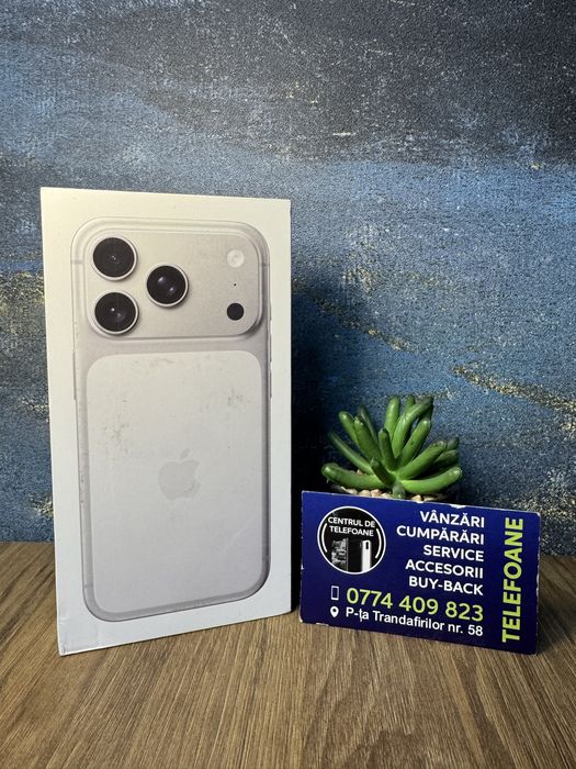 Iphone 17 Pro /256Gb/Garantie 2Ani Centrul de Telefoane/Rate