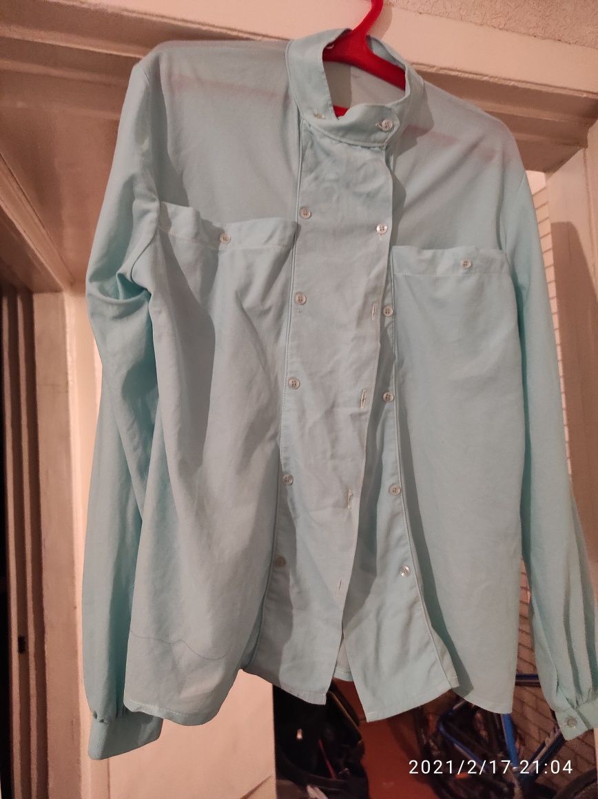 Рубашка, блузка, кофточка 46-48 размер, хб качество