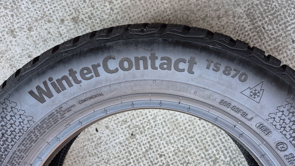 Set 4buc 195/65 R15 91T Continental WinterContact TS870 M+S iarnă