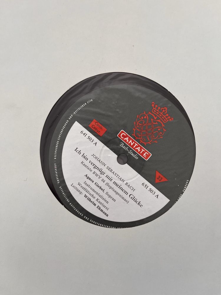 Album viniluri Johann Sebastian Bach
