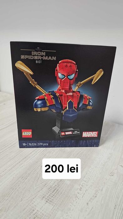 LEGO® | Marvel Bust Iron Spider-Man (76326), 379 piese