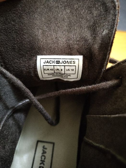 Ghete/bocanci  iarna Jack&Jones piele naturala 100%