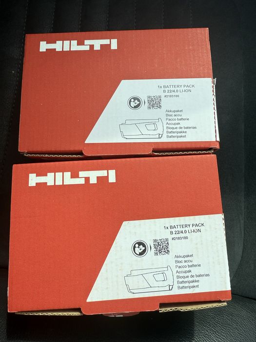 Нови! Батерии HILTI B22-4ah CPC боди