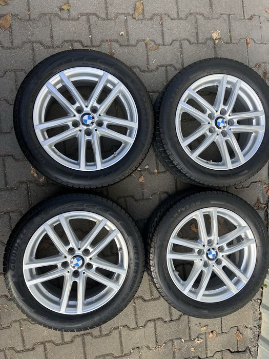 Jante aliaj 5x120mm, anvelope iarna 225/50 R17, BMW X1 E90 E91 F30 F31