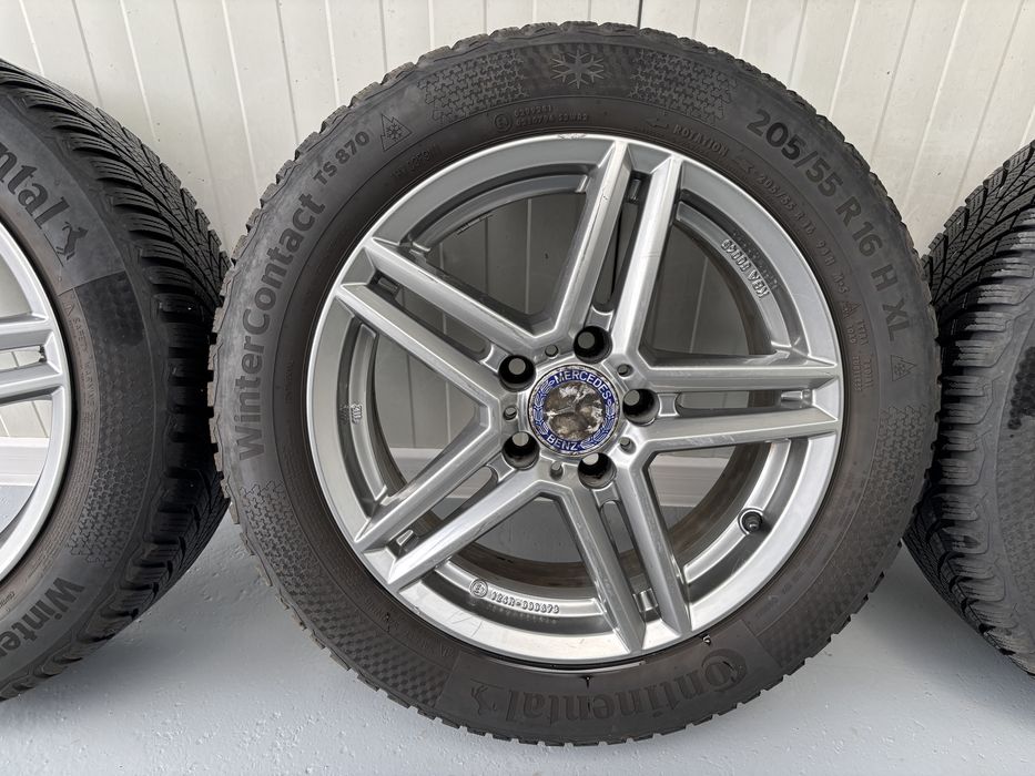 Лети Джанти Mercedes 16* 5х112*66.6 *7J*ET38*+Зимни Гуми 205/55/16