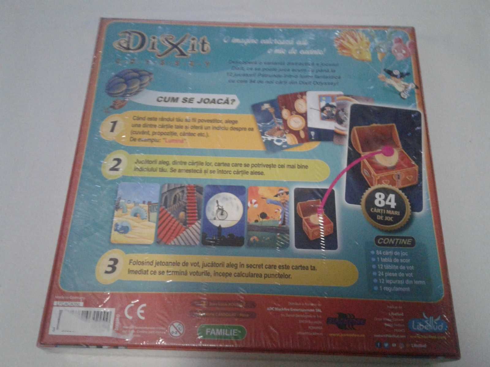 Dixit Odyssey, jocul imaginilor de la Libellud, nou, tipla,.recom. 8+