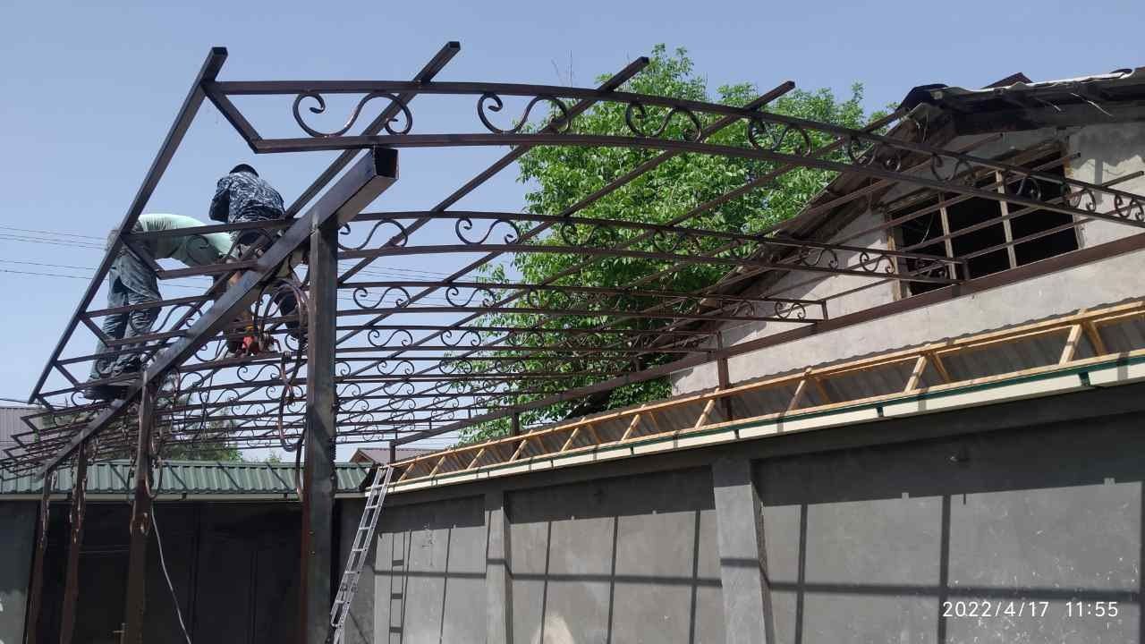 Elektr svarka bilan naves, panjara va perila yasaymiz!