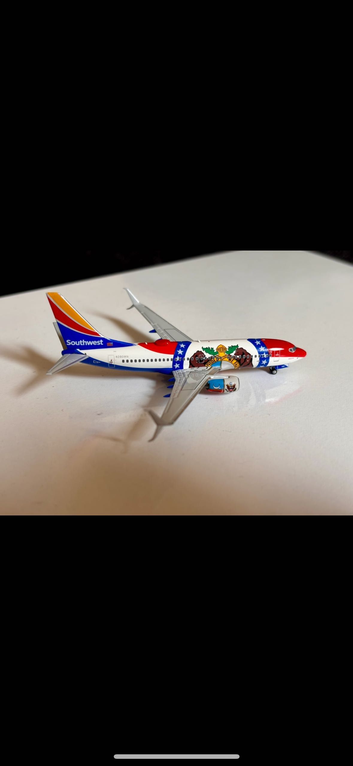 Southwest 737-700 самолет 1:400