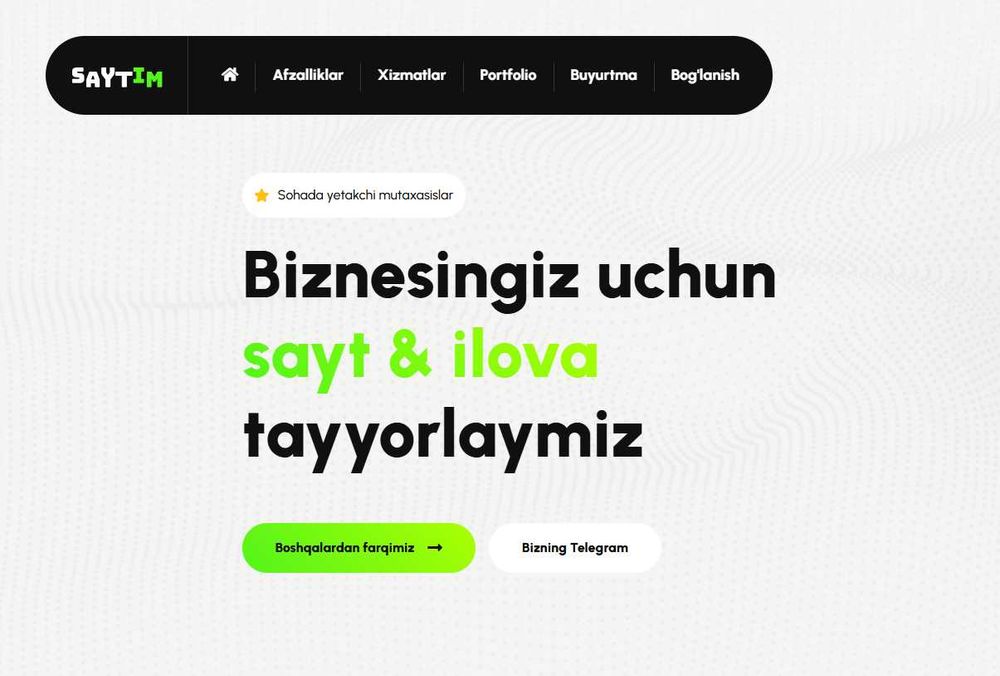 Web-saytlar va ilovalar