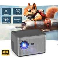 Videoproiector LED 4K,Android 11,Wi-Fi 6,32G, 580 ansi Nou