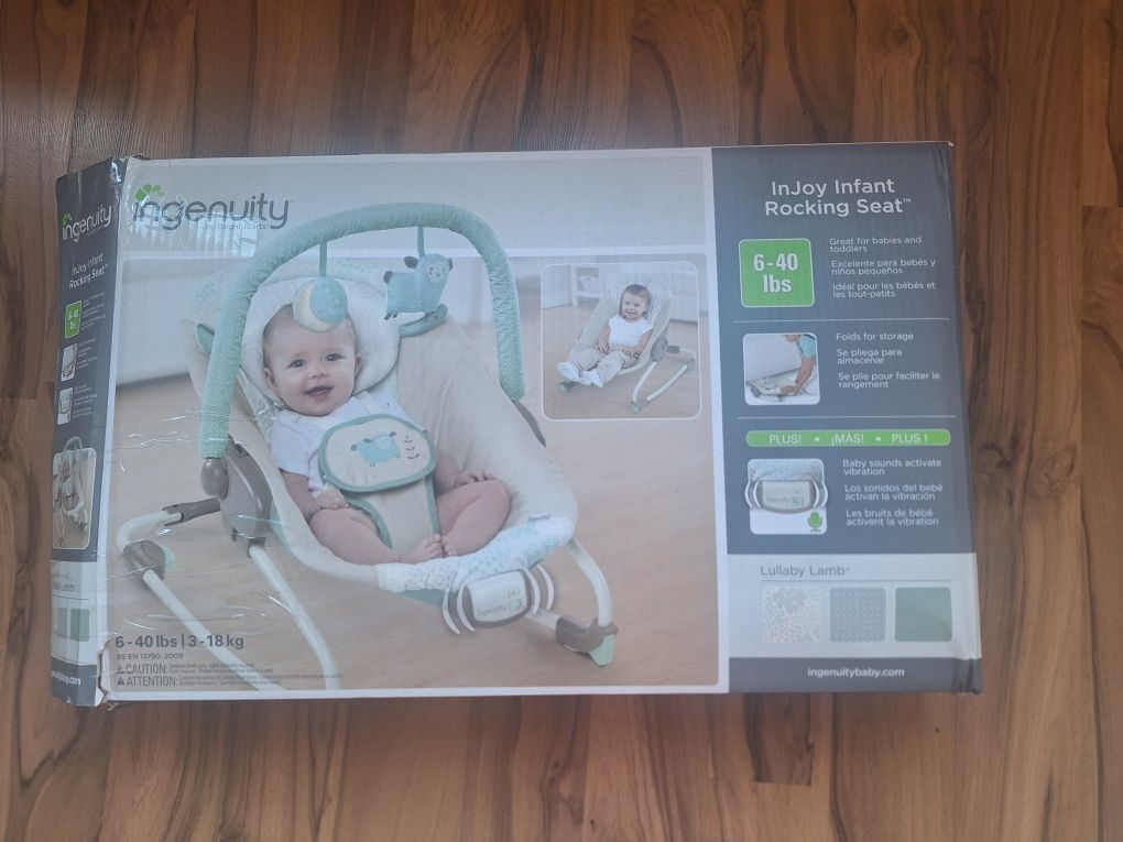 Детска електрическа люлка шезлонг Ingenuity