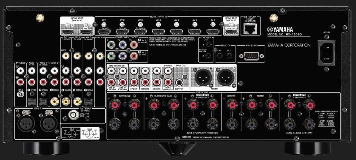 AV Receiver Yamaha RX-A3030 High-End – 9.2 canale, 150W/ch