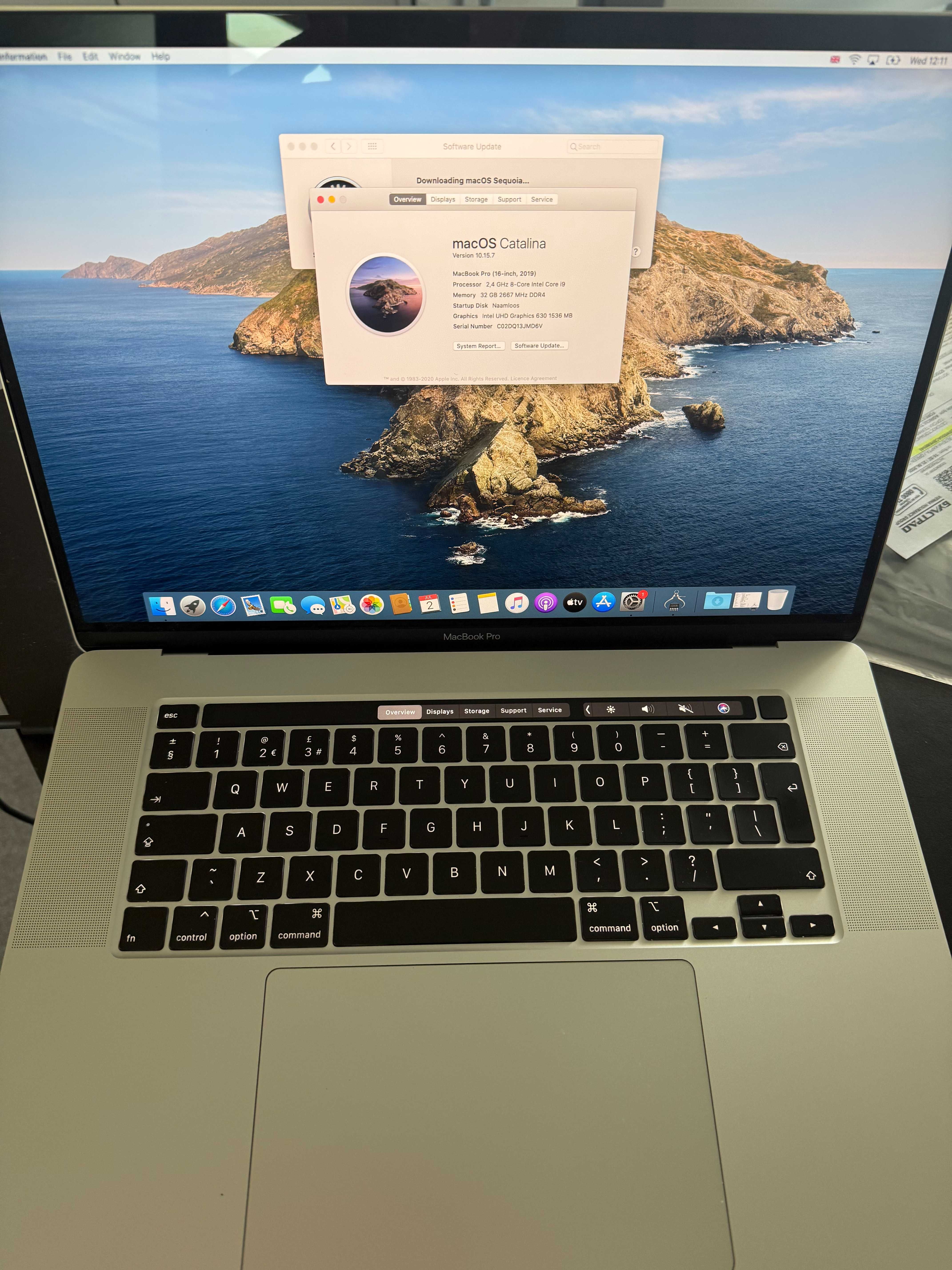 Apple MacBook pro 16", 2019, silver