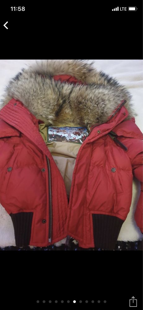 Dsquared2 яке с гъши пух и лисица
