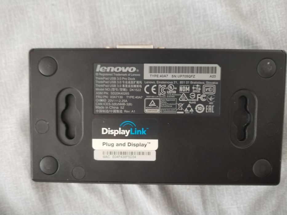 Vând dock leonovo nou