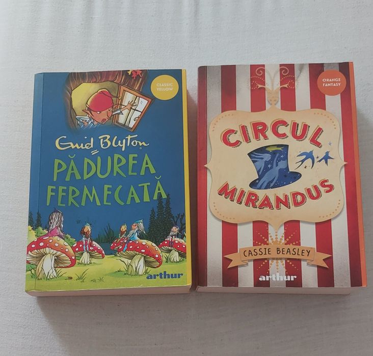 Pachet  cărți " Circul Mirandus" și  "Pădurea  Fermecată"