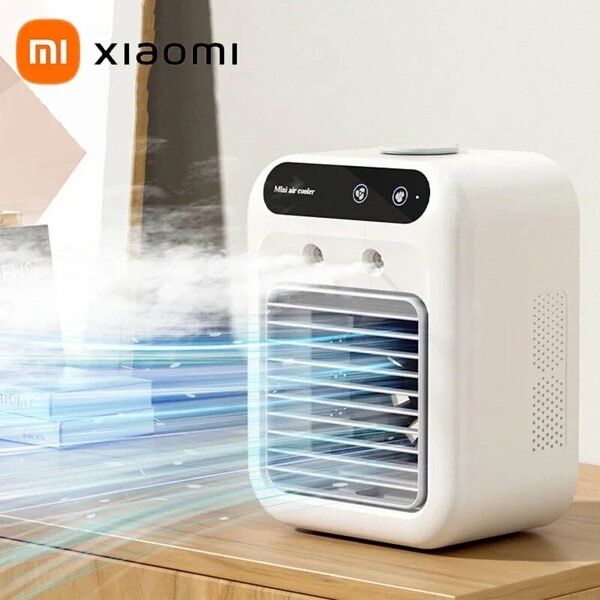 Xiaomi Portable Mini Air Conditioner Cooler 500ml, Белый