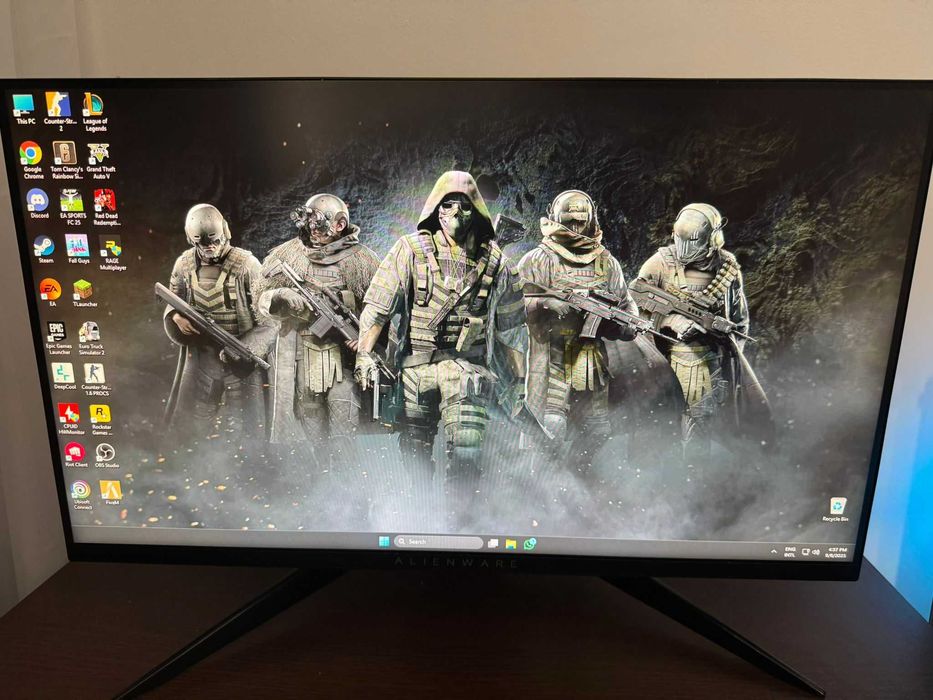 Vand PC Gaming Ryzen 7 5700G plus Monitor 240hz AlienWare