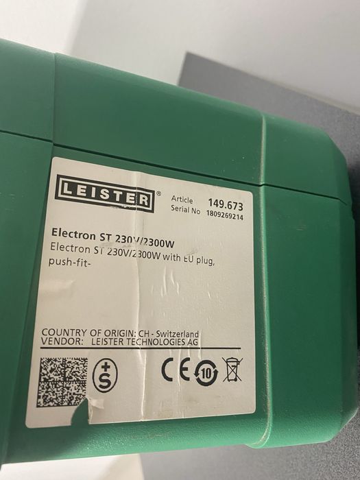 Leister Electron ST 230V, 2300W, Hot Air Tool Pistol Aer Cald
