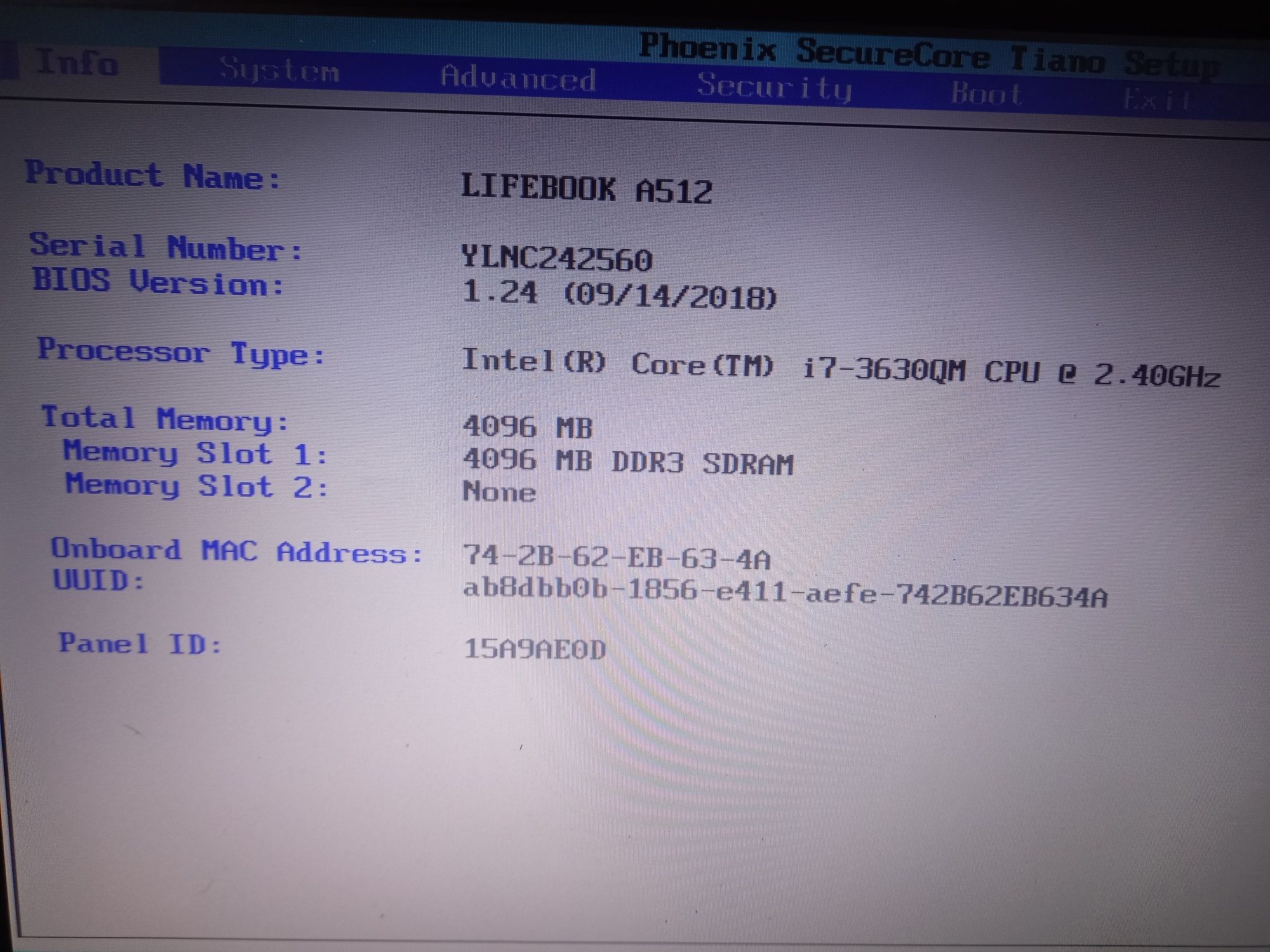 Процесор Intel® Core™ i7-3630QM  Mobile Processor FCPGA988