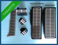 Pedale din INOX + Footrest pentru VW Golf 5/6 Passat B6 B7 SKODA SEAT