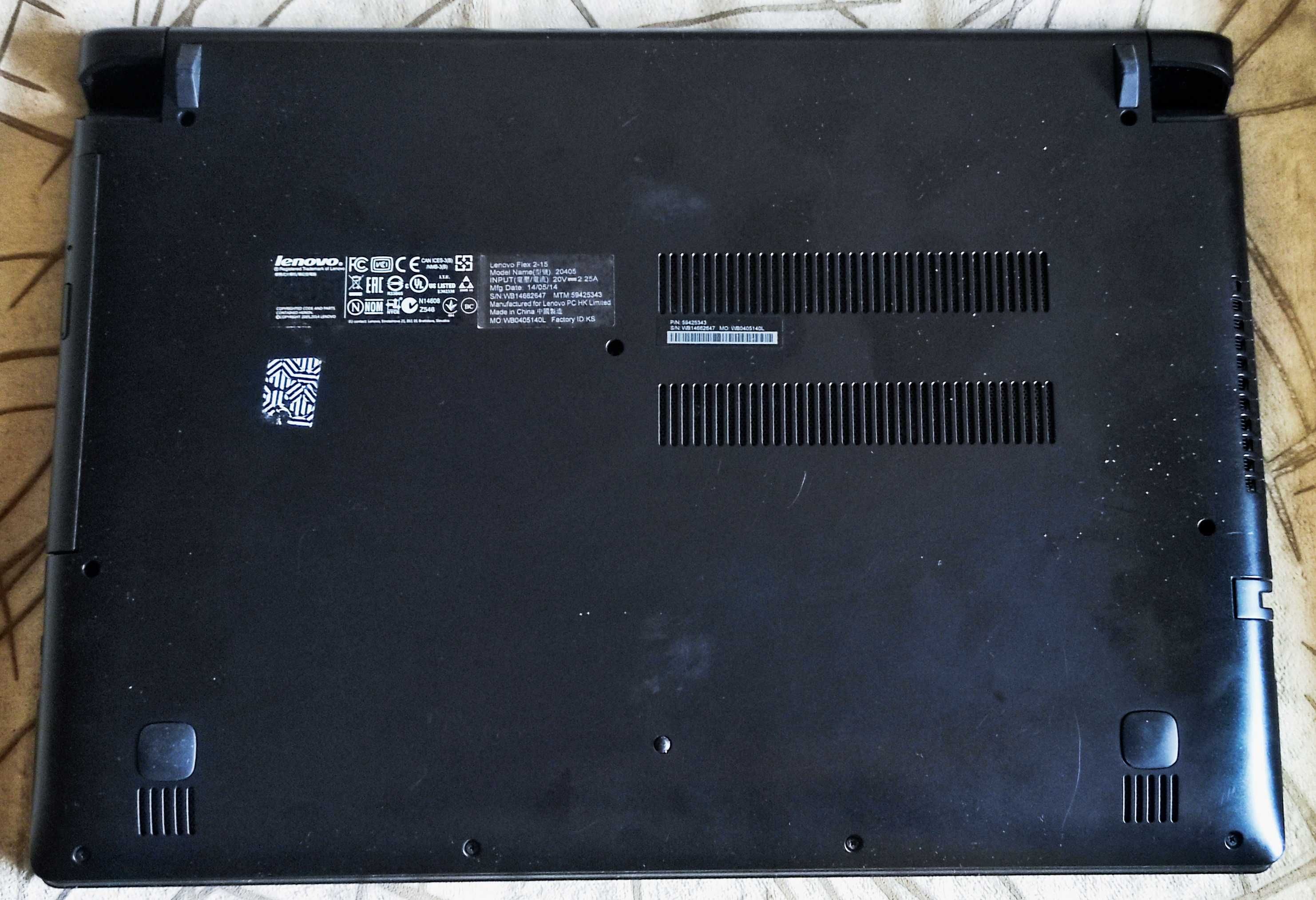 Лаптоп/таблет тъч Lenovo Flex 2 15.6 i3 8GB 256Gb SSD Супер оферта!!!