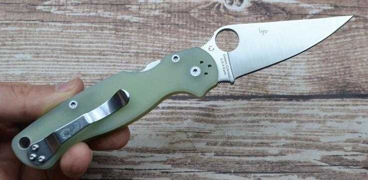 Cutit Briceag Spyderco USA Paramilitary 2 Sprint Jade G10