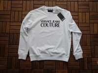 Мъжка блуза с дълъг Versace Jeans Couture White / Black Sweatshirt