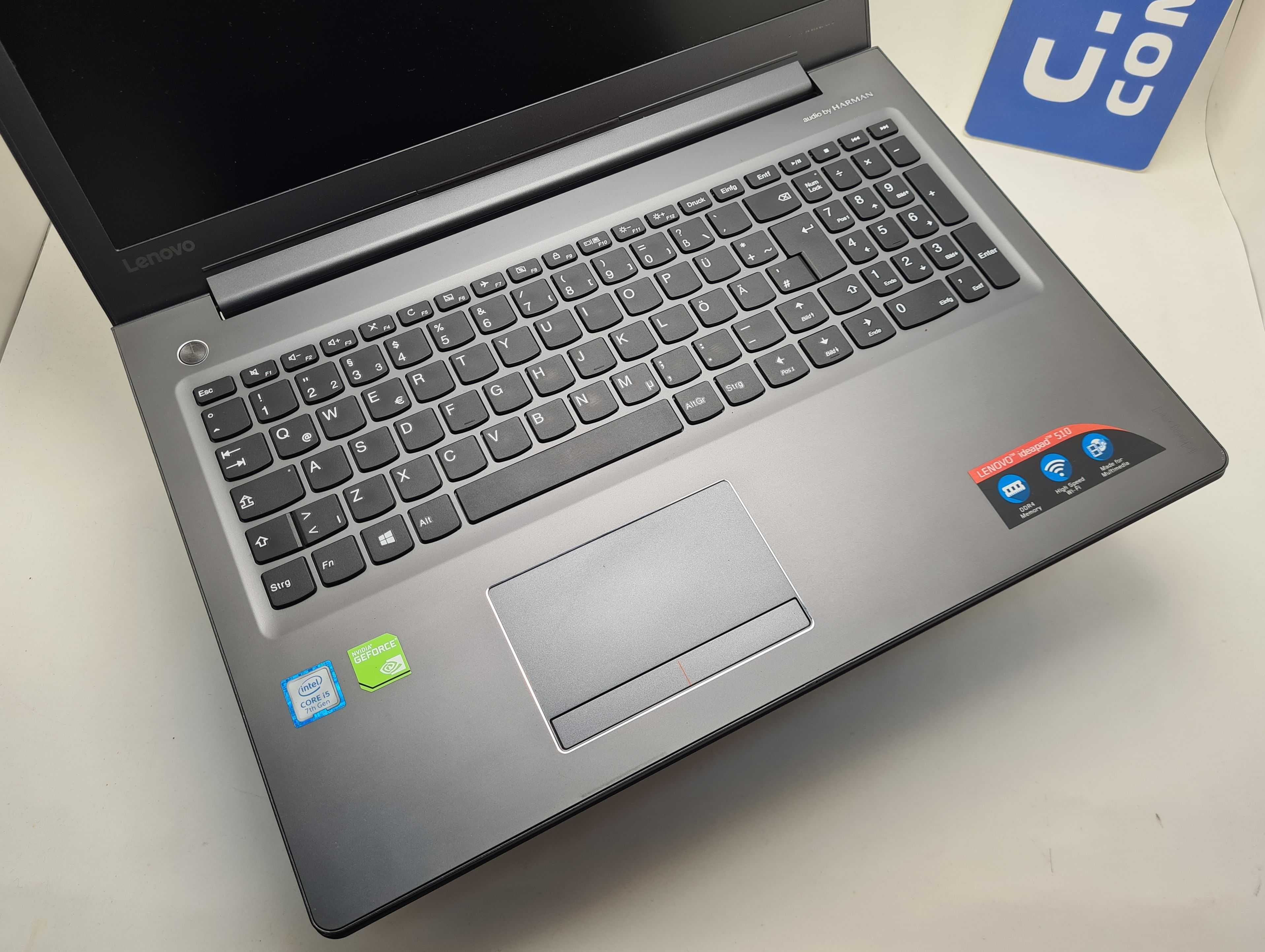 Lenovo IdeaPad 510-15IKB  i5 7200U/8GB/250SSD/500HDD/MX940-2GB/FHD