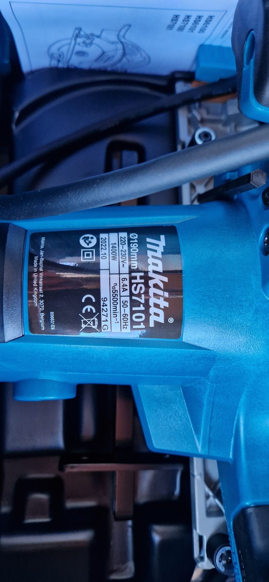 Makita circular de 1400 W
