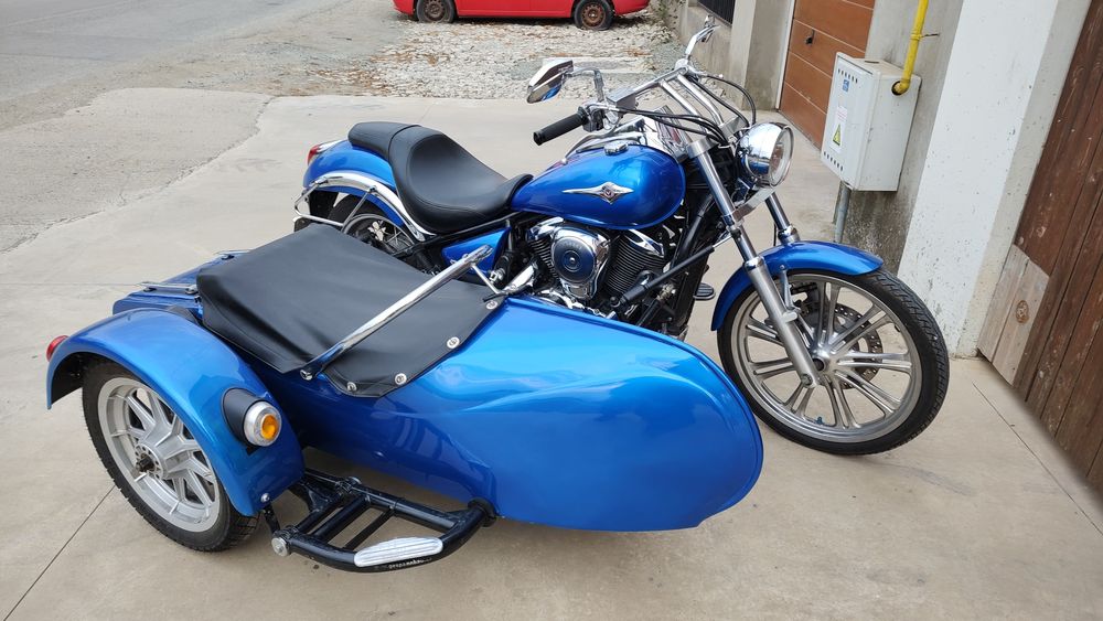 Kawasaki VN900 Custom Sidecar motocicletă cu ataș