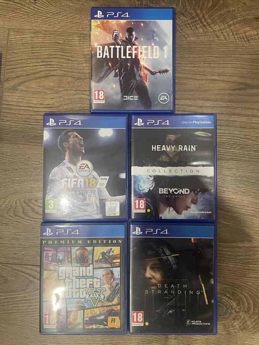 Колекция от PS4 игри – отлично състояние!