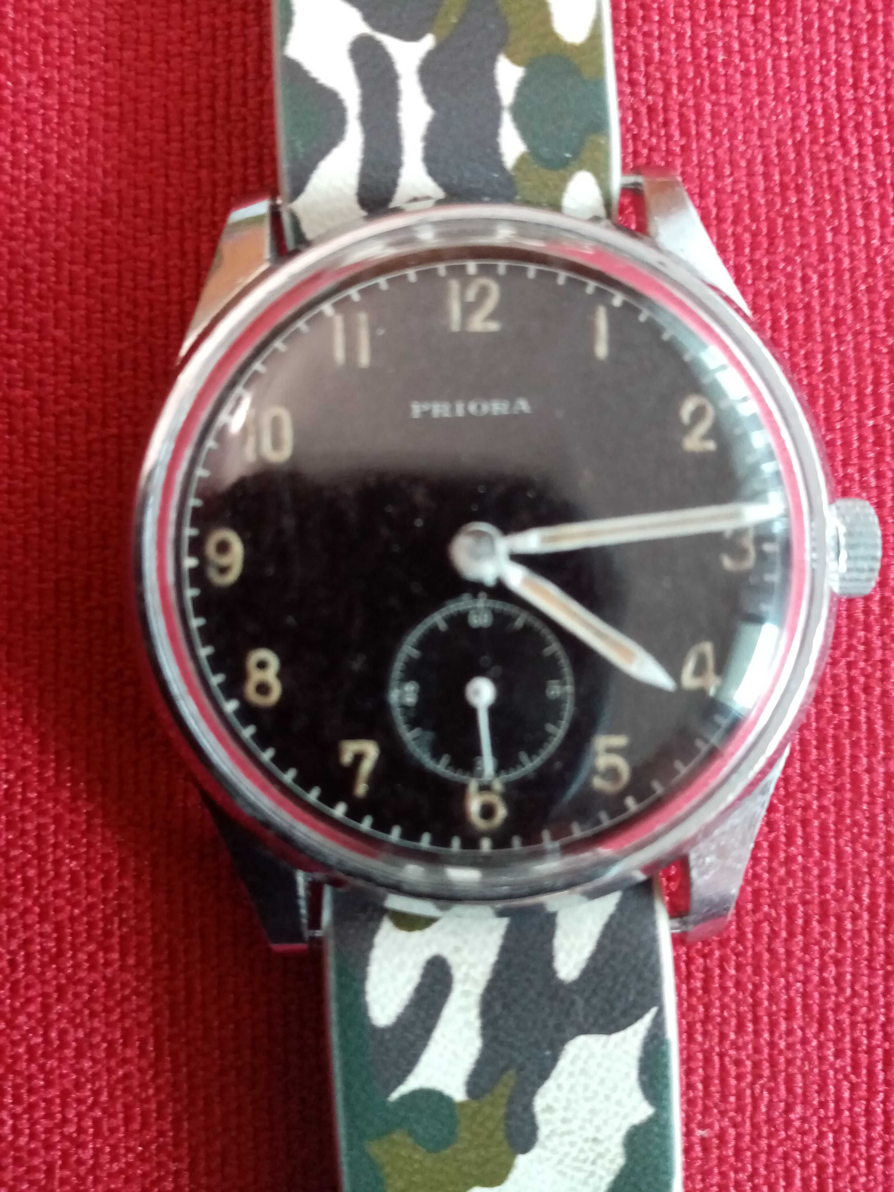 PRIORA Swiss Military Vintage 1930 г. 17 rubis механичен часовник