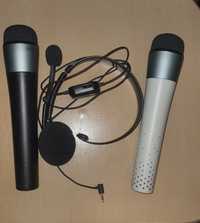 Set microfoane wireless + casti xbox 360