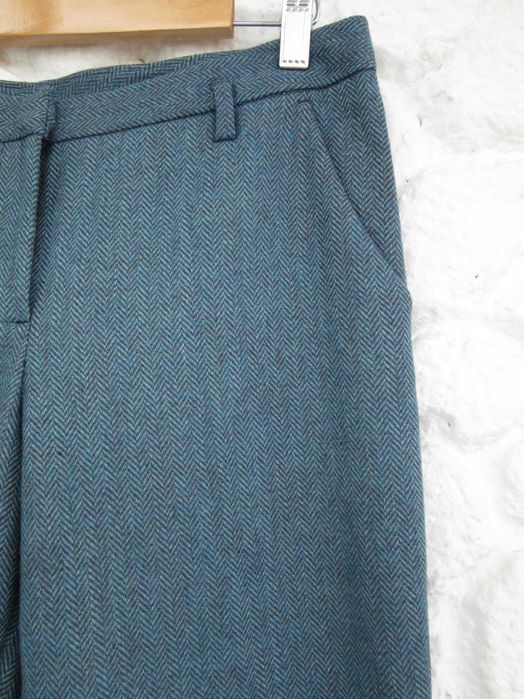 Pantaloni mix lana Sisley camasa bumbac vesta