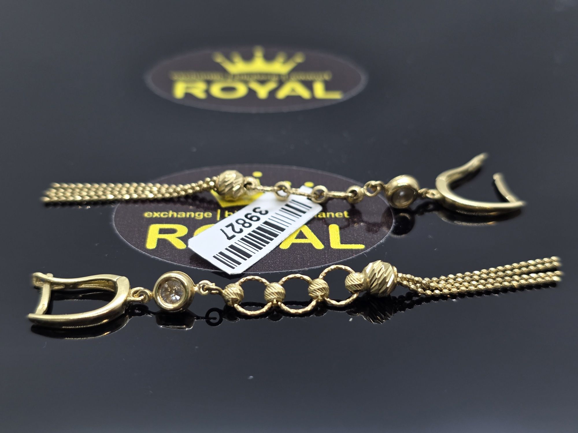 Bijuteria Royal: Cercei aur 14k/4.15 gr
