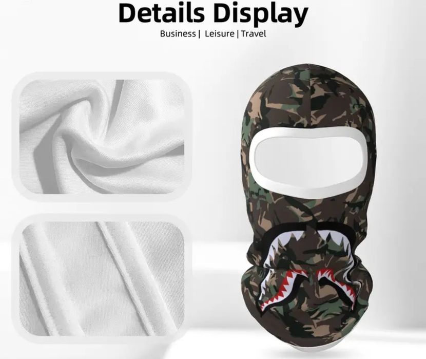 Bape shark baclava/cagulă