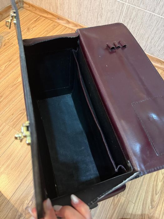 Valiza piele vintage