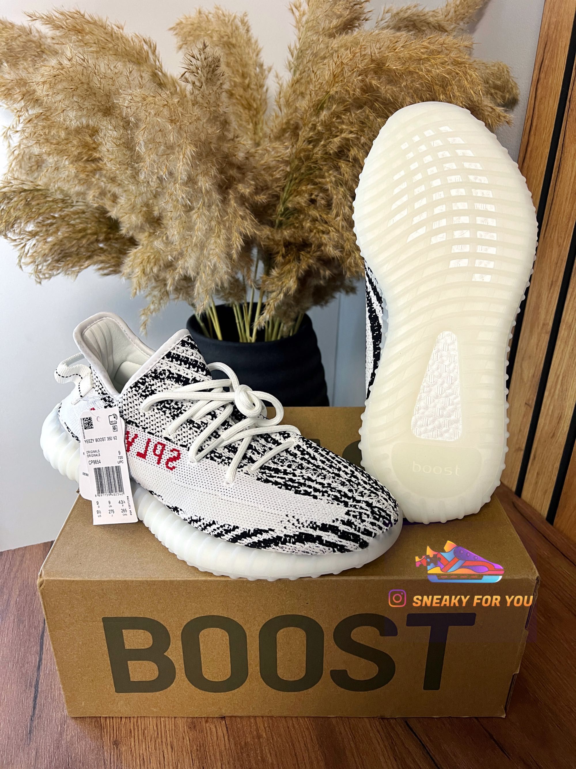 39-46 Yeezy Boost 350 V2 Zebra