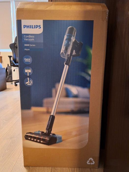 Безкабелна вертикална прахосмукачка Philips