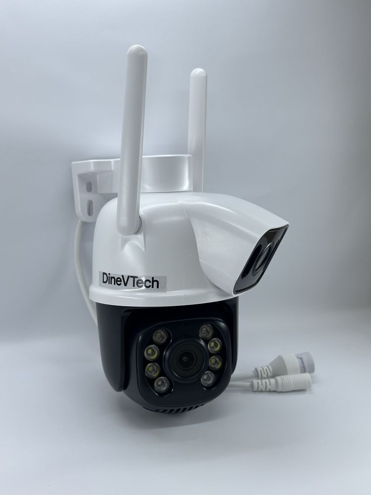 iCsee двойна WiFi камера за видеонаблюдение 5+5mpx