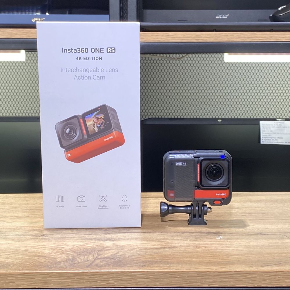 Экшн-камера Insta360 One RS, 4K Edition, 1445 мАч, 9471/А10