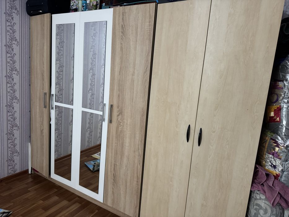 1 жыл болған дым болмаған шкаф сатылады бірге 60000 т.