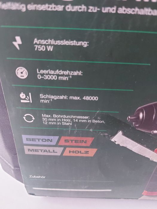 Bormasina cu percutie Parkside Psbm 750 B3